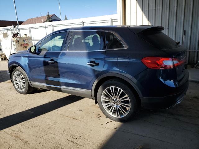 2LMPJ8LR4HBL22767 - 2017 LINCOLN MKX RESERVE BLUE photo 2