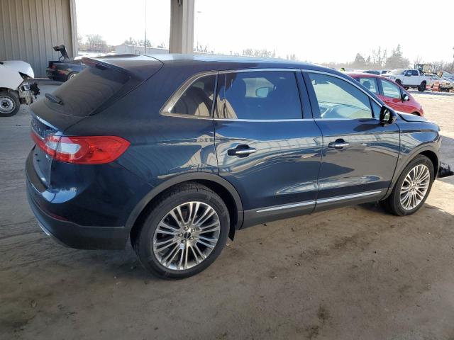 2LMPJ8LR4HBL22767 - 2017 LINCOLN MKX RESERVE BLUE photo 3