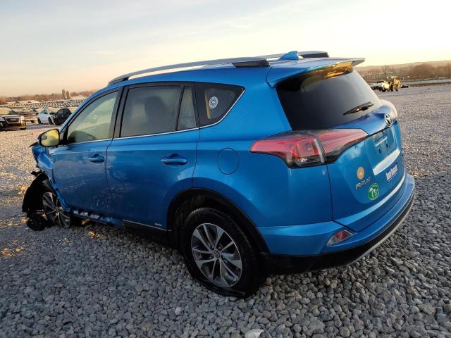 JTMRJREV8JD180819 - 2018 TOYOTA RAV4 HV LE BLUE photo 2