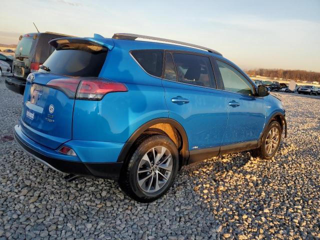 JTMRJREV8JD180819 - 2018 TOYOTA RAV4 HV LE BLUE photo 3