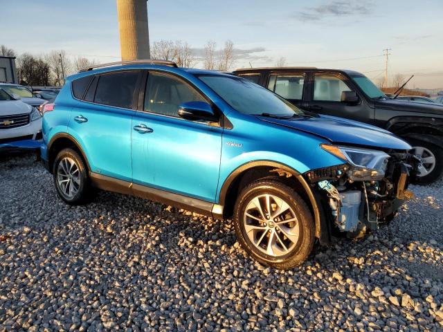 JTMRJREV8JD180819 - 2018 TOYOTA RAV4 HV LE BLUE photo 4