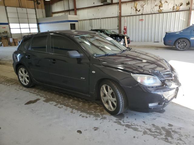 JM1BK343581144738 - 2008 MAZDA 3 HATCHBACK BLACK photo 4