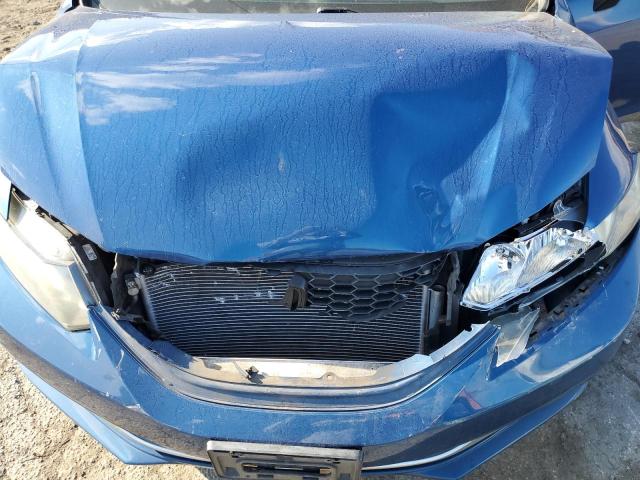 19XFB2F55FE233505 - 2015 HONDA CIVIC LX BLUE photo 11