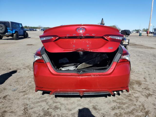 4T1B11HK6KU234653 - 2019 TOYOTA CAMRY L RED photo 6