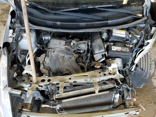 3N1CN7AP5FL843449 - 2015 NISSAN VERSA S SILVER photo 11