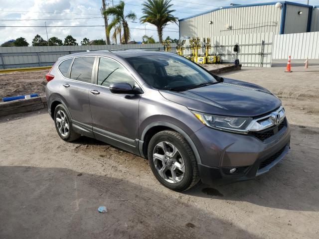 7FARW1H85HE002401 - 2017 HONDA CR-V EXL GRAY photo 4