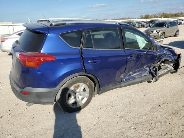 2T3ZFREV3EW117458 - 2014 TOYOTA RAV4 LE BLUE photo 3