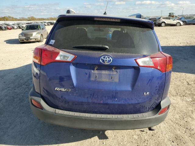 2T3ZFREV3EW117458 - 2014 TOYOTA RAV4 LE BLUE photo 6