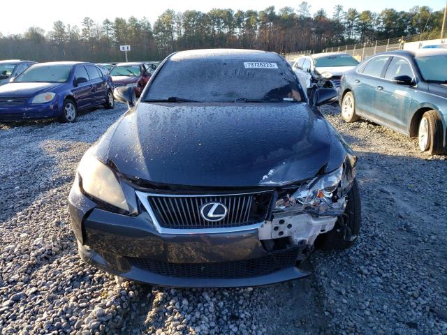 JTHBK262792084342 - 2009 LEXUS IS 250 CHARCOAL photo 5