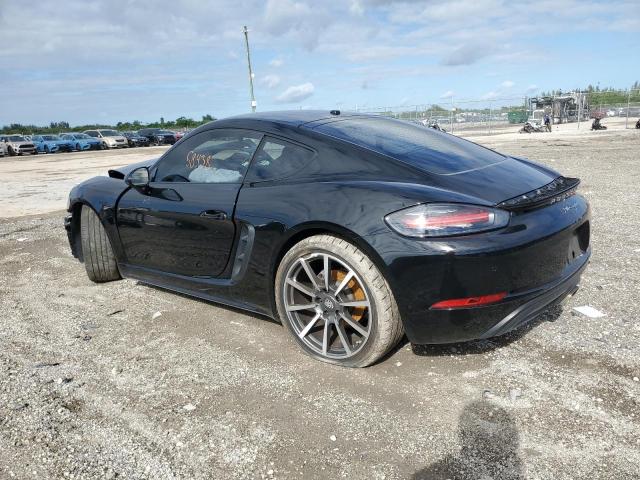 WP0AA2A83HS270325 - 2017 PORSCHE CAYMAN BLACK photo 2