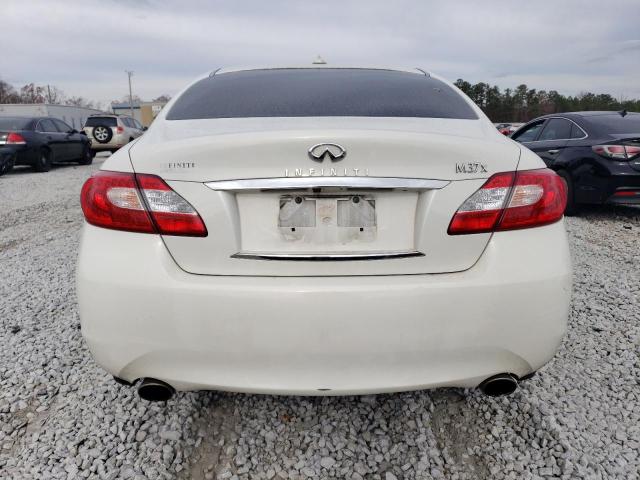 JN1BY1ARXCM396653 - 2012 INFINITI M37 X WHITE photo 6