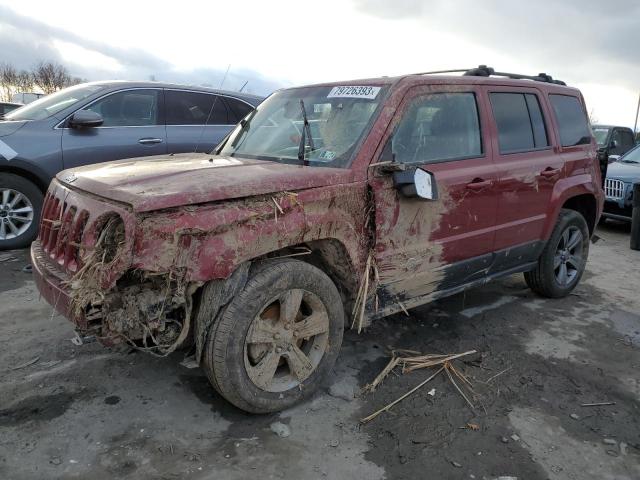 1C4NJRFBXED616711 - 2014 JEEP PATRIOT LATITUDE BURGUNDY photo 1