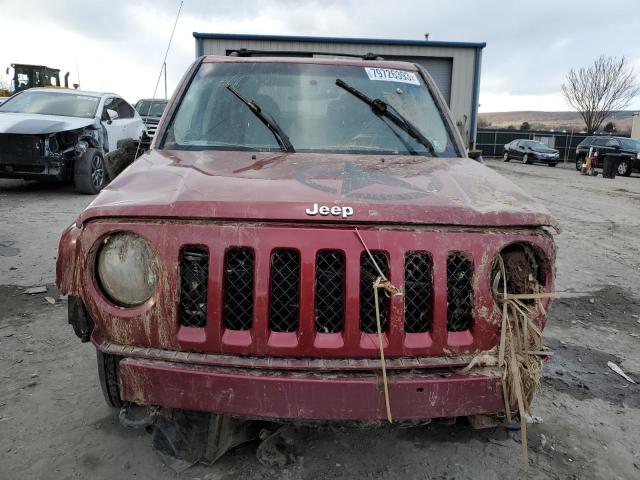 1C4NJRFBXED616711 - 2014 JEEP PATRIOT LATITUDE BURGUNDY photo 5