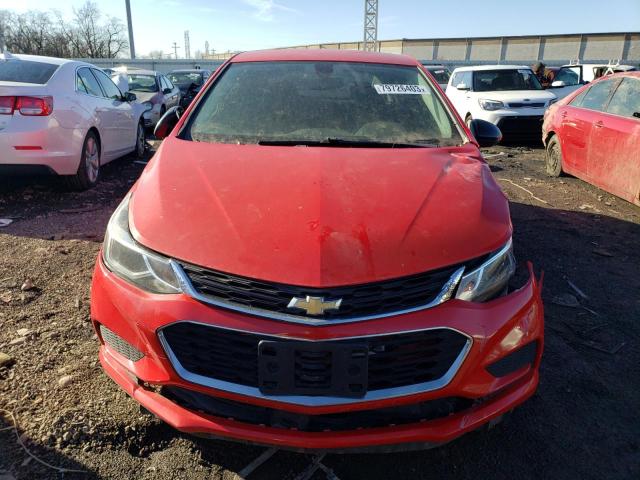 1G1BE5SM1H7175117 - 2017 CHEVROLET CRUZE LT RED photo 5