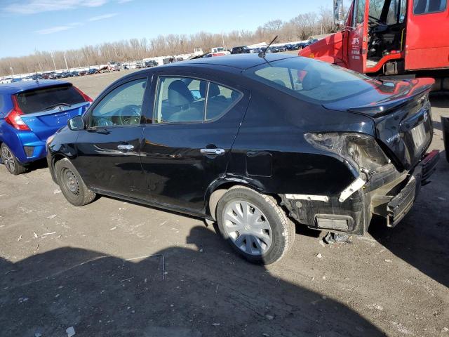 3N1CN7AP6KL803603 - 2019 NISSAN VERSA S BLACK photo 2