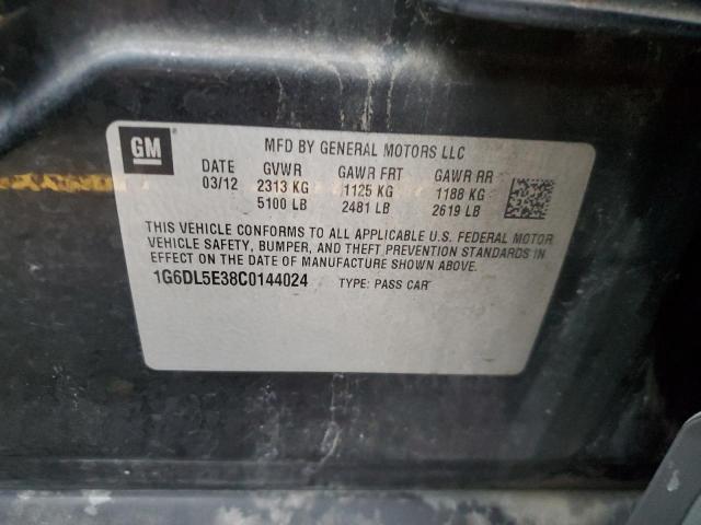 1G6DL5E38C0144024 - 2012 CADILLAC CTS PERFORMANCE COLLECTION Черный фото 13