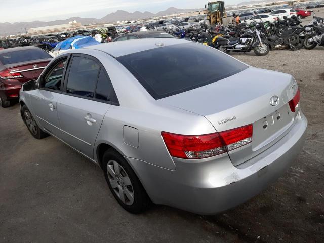 5NPET46C88H303578 - 2008 HYUNDAI SONATA GLS SILVER photo 2