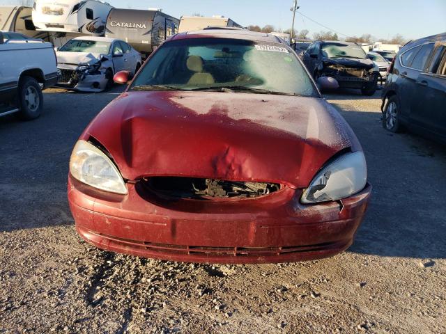 1FAFP55U23A159816 - 2003 FORD TAURUS SES RED photo 5