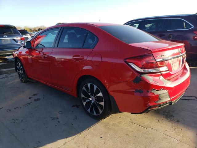 2HGFB6E58DH704347 - 2013 HONDA CIVIC SI RED photo 2