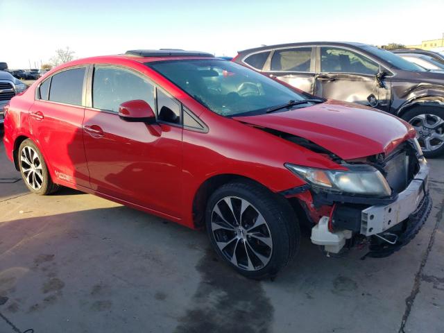 2HGFB6E58DH704347 - 2013 HONDA CIVIC SI RED photo 4