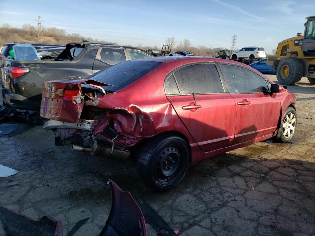 1HGFA16557L103358 - 2007 HONDA CIVIC LX MAROON photo 3