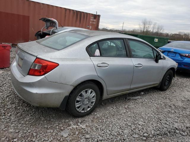 2HGFB2F51CH303812 - 2012 HONDA CIVIC LX SILVER photo 3