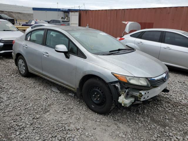 2HGFB2F51CH303812 - 2012 HONDA CIVIC LX SILVER photo 4