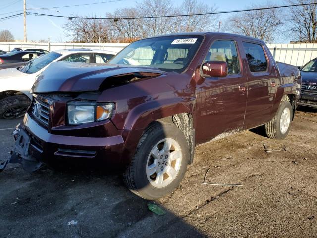 2HJYK16507H527236 - 2007 HONDA RIDGELINE RTL RED photo 1