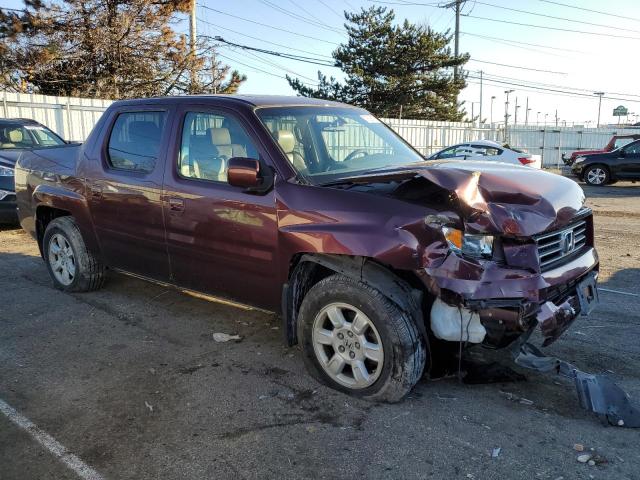 2HJYK16507H527236 - 2007 HONDA RIDGELINE RTL RED photo 4