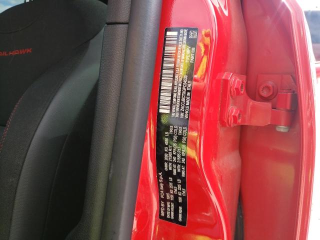 ZACCJBCTXGPC54539 - 2016 JEEP RENEGADE TRAILHAWK წითელი ფოტო 13