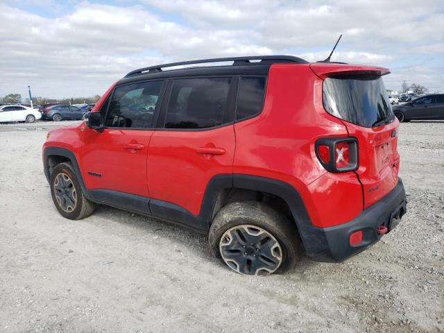 ZACCJBCTXGPC54539 - 2016 JEEP RENEGADE TRAILHAWK წითელი ფოტო 2