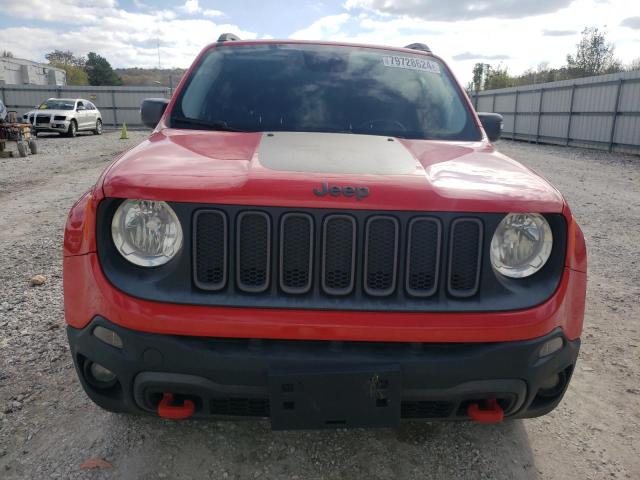 ZACCJBCTXGPC54539 - 2016 JEEP RENEGADE TRAILHAWK წითელი ფოტო 5