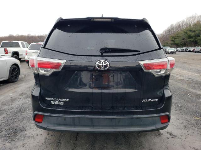 5TDJKRFH5FS167458 - 2015 TOYOTA HIGHLANDER XLE BLACK photo 6