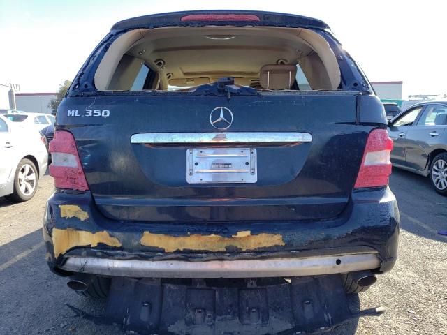 4JGBB86EX6A076716 - 2006 MERCEDES-BENZ ML 350 BLUE photo 6