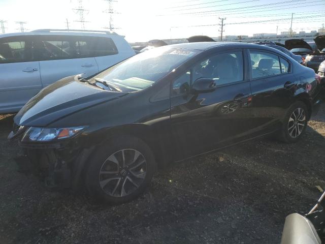 19XFB2F91DE048741 - 2013 HONDA CIVIC EXL 黑色 照片 1