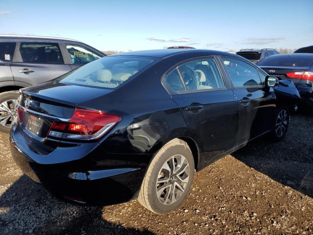 19XFB2F91DE048741 - 2013 HONDA CIVIC EXL 黑色 照片 3