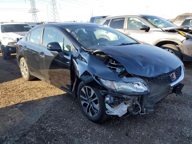 19XFB2F91DE048741 - 2013 HONDA CIVIC EXL 黑色 照片 4