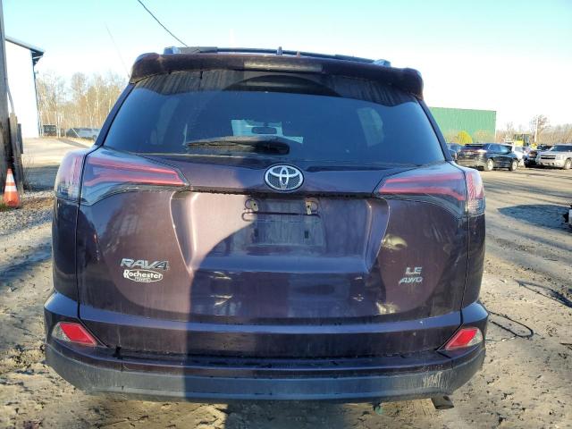 2T3BFREV7GW534733 - 2016 TOYOTA RAV4 LE MAROON photo 6