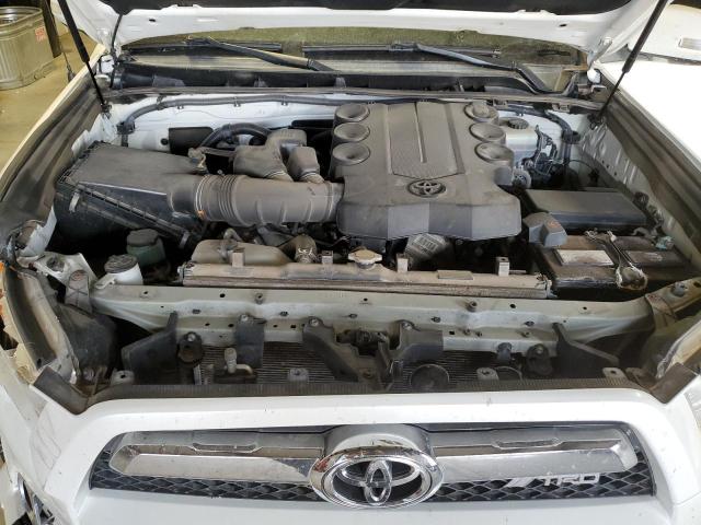 JTEBU5JR4A5000896 - 2010 TOYOTA 4RUNNER SR5 WHITE photo 12