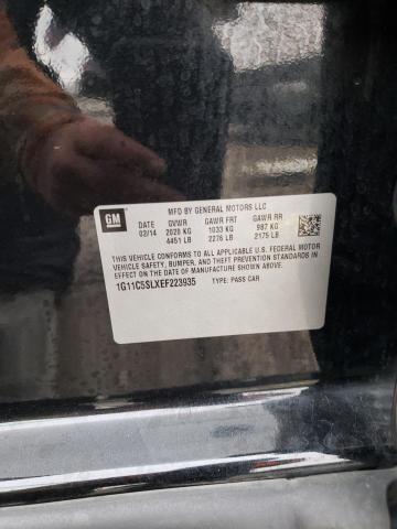 1G11C5SLXEF223935 - 2014 CHEVROLET MALIBU 1LT 黑色 照片 12