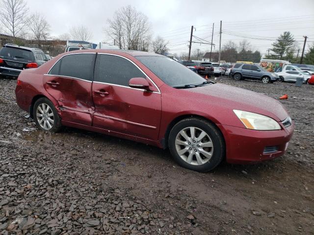 JHMCN36407C002395 - 2007 HONDA ACCORD HYBRID RED photo 4