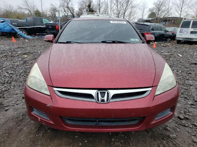 JHMCN36407C002395 - 2007 HONDA ACCORD HYBRID RED photo 5