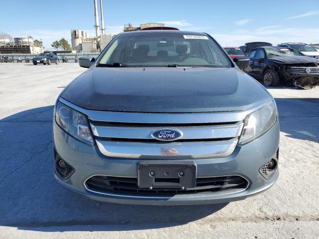 3FAHP0HA4CR214169 - 2012 FORD FUSION SE BLUE photo 5