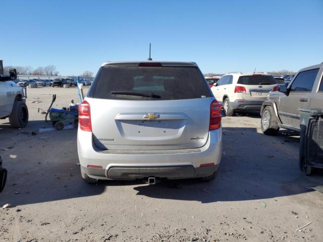 2GNALBEKXH1534776 - 2017 CHEVROLET EQUINOX LS SILVER photo 6