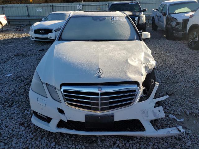 WDDHF9AB6BA314485 - 2011 MERCEDES-BENZ E 550 4MATIC WHITE photo 5