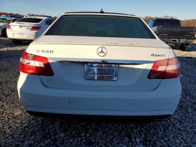 WDDHF9AB6BA314485 - 2011 MERCEDES-BENZ E 550 4MATIC WHITE photo 6