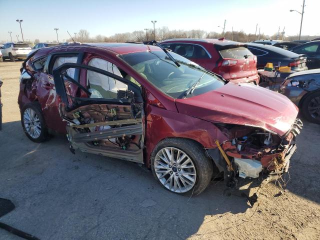 1FADP3N26HL307214 - 2017 FORD FOCUS TITANIUM RED photo 4