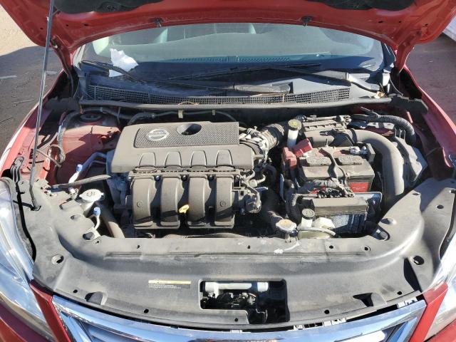 3N1AB7AP8EY278079 - 2014 NISSAN SENTRA S RED photo 11