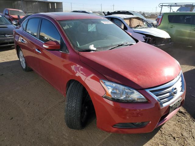 3N1AB7AP8EY278079 - 2014 NISSAN SENTRA S RED photo 4