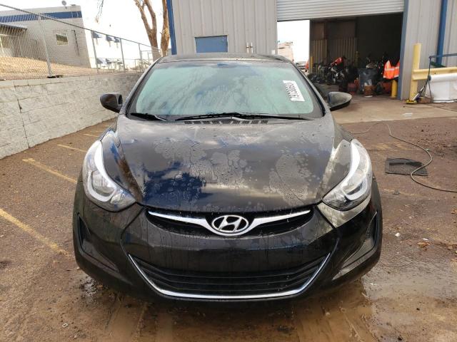 5NPDH4AE0GH700125 - 2016 HYUNDAI ELANTRA SE BLACK photo 5